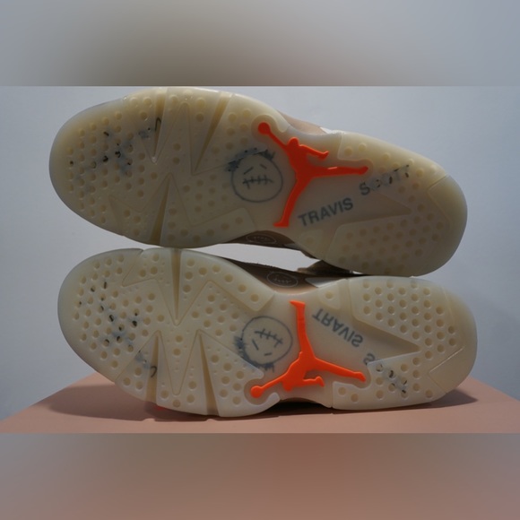 Air jordan Retro 6 Travis Scott Cactus Jack British Khaki Size 9 - Picture 8 of 8